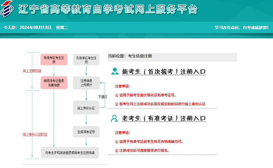 2025年4月遼寧省自考報(bào)名入口已開(kāi)通